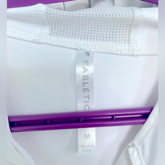 1/2 zip white/ reflective run hoodie - Picture 4 of 4